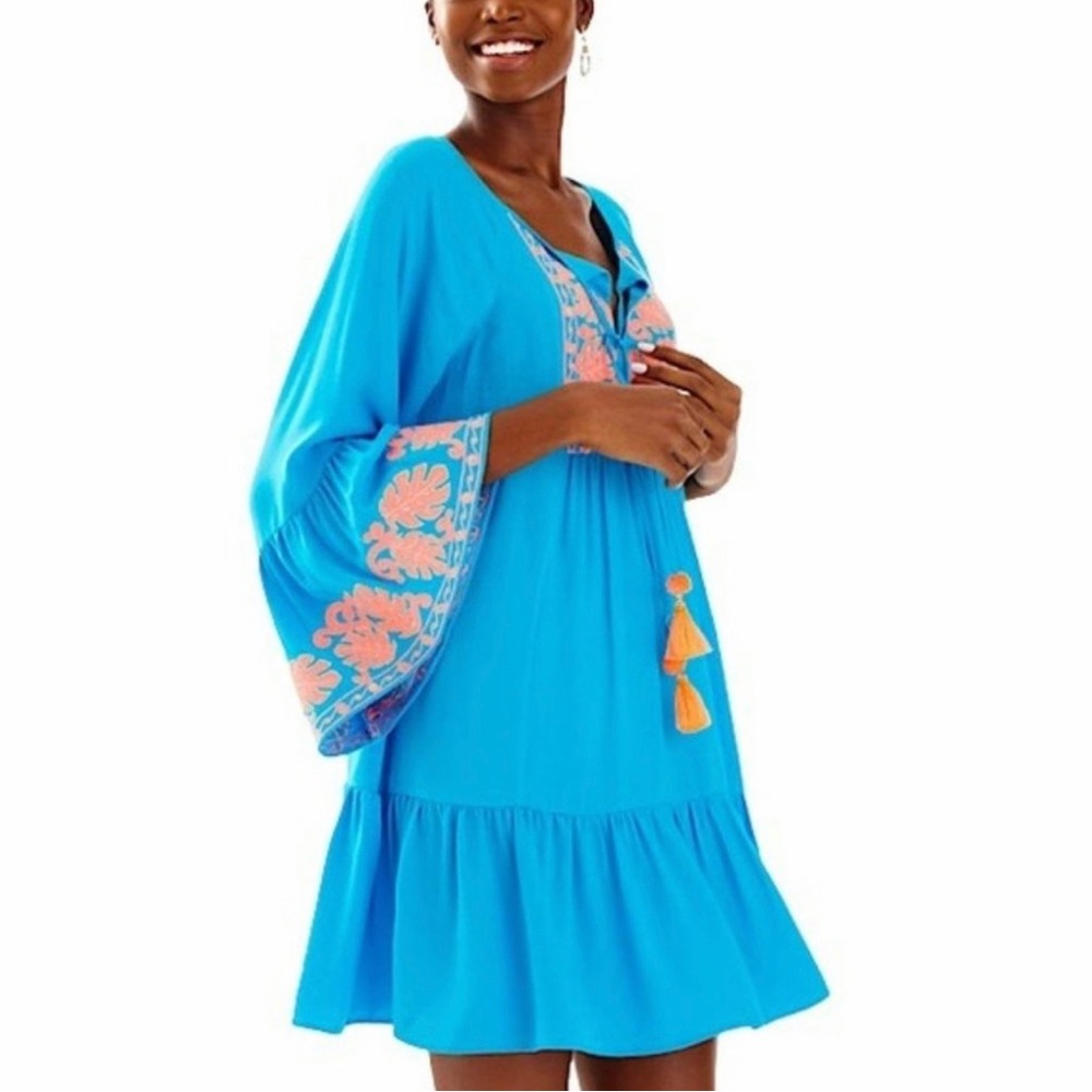 💙NWOT Lilly Pulitzer Amisa Tunic Dress Sparkling Blue S💙